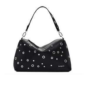 Desigual Rebel Bergamo Shoulder Bag Women - BLK